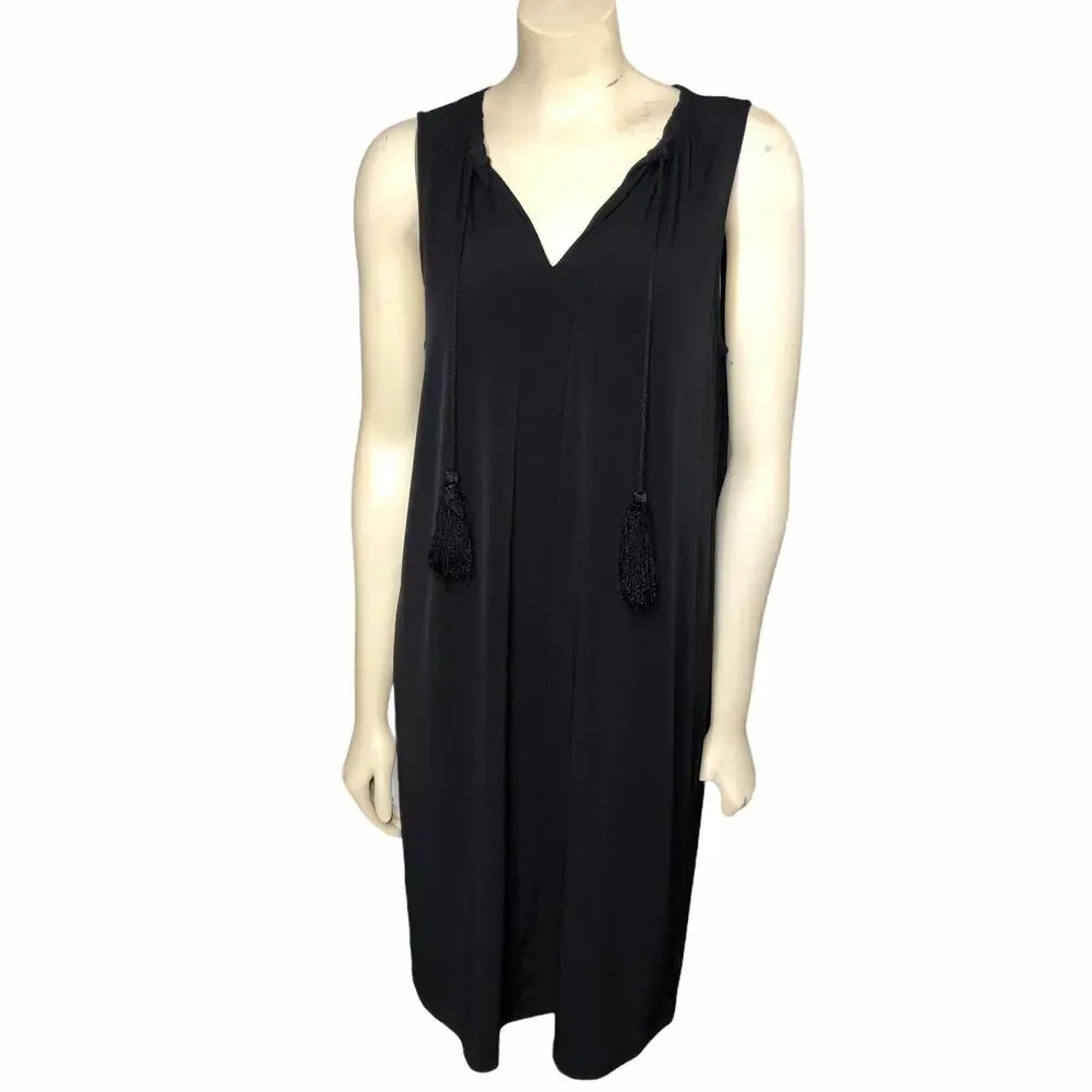 Michael Kors Black Knit Stretch Dress
